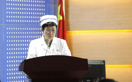 護理部董會玲主任發言