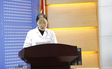 醫療組組長郭麗發言