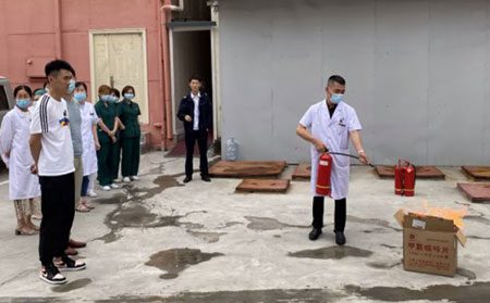 2021消防演練培訓_濰坊東方銀屑病研究院