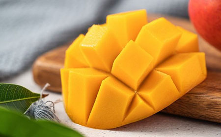 銀皮膚癬飲食食物_芒果和杏子